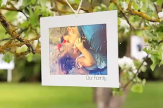 create a heartfelt birthday or anniversary video slideshow with captions