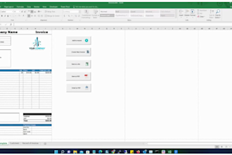 use macros to create auto generated invoices in ms excel