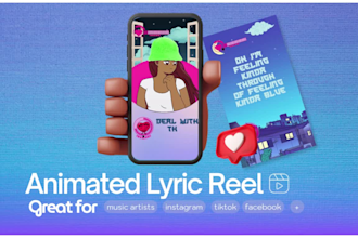 create an animated lyric reel for your song