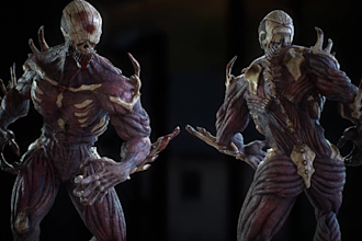 model high quality 3d characters for animated films and game