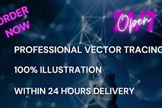 vector tracing and redraw your graphics