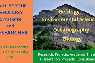 help you in geology and earth science research and projects