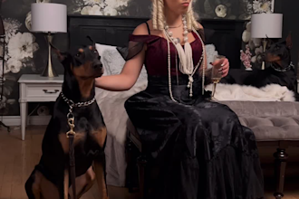 create content for your brand featuring my dog as the model
