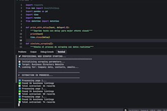 build custom web scrapers for automated data collection