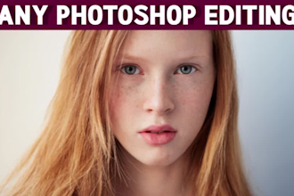 professional photoshop editing, face swap, object removal and retouching