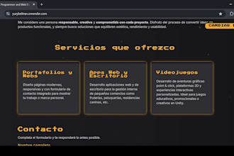 design a stunning personal portfolio website