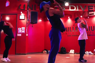 create group dance video on your song and shuffle dance