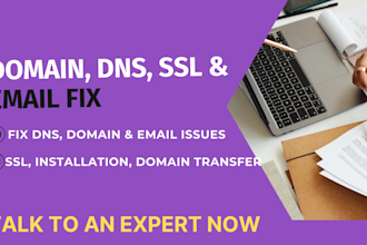 fix SSL, https, email issue on godaddy, bluehost, dns issues domain transfer