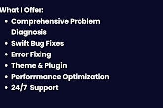do fix wordpress any problems,issues,bugs and error