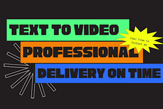 convert your script into tik tok, facebook and other social media platform video