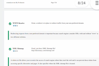 review your website and suggest improvements