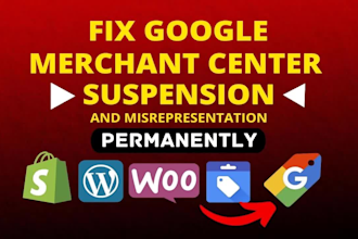 fix google merchant center misrepresentation, gmc suspension
