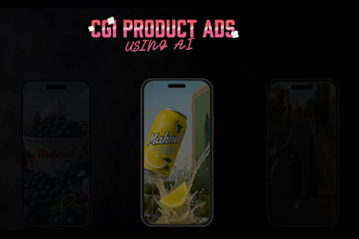 make eye catching ai cgi ads for your products