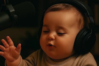 create ai baby podcast with google flow veo3 and veo2 engaging audio