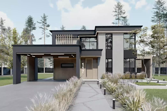 create realistic exterior render