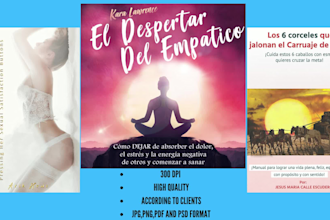 create ebook cover, paperback cover, doc to pdf converting