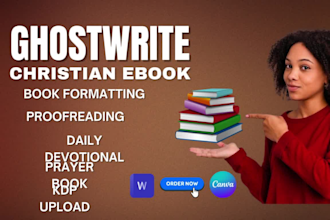 ghostwrite format christian ebook fictional story novel in vellum indesign canva