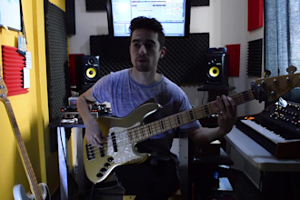 be your pro level session bass player