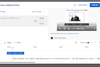 add subtitles to video in persian, pashto, english