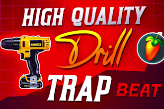 produce custom drill, rap, phonk beat music for you