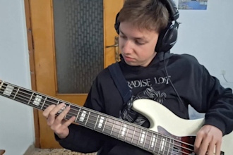 write jazz metal indie bass riffs and melodies for your tracks