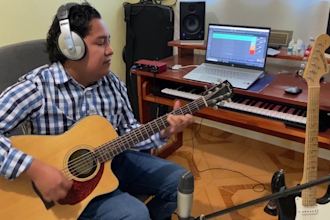 record acoustic guitar  profesionally
