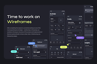 do mobile app ui UX design, website UI design using figma