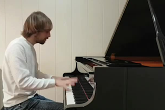 give piano lessons, play by ear, read sheet music and improvise