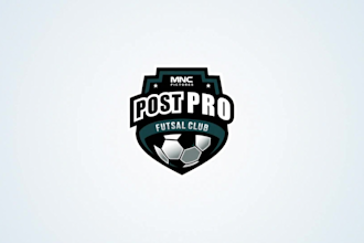design sports logo, futsal, football team or soccer badge