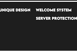 make you community discord server, for gaming, online store, streaming
