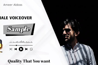 deliver professional voiceover in urdu, hindi and punjabi