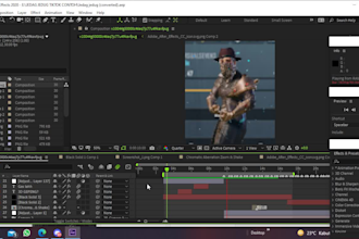 edit footage using premiere pro or after effect