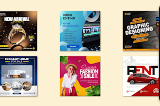 do custom social media posts design that get attention