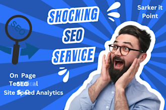 do on page, technical seo with site speed analysis your website