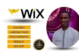 build wix website, rebuild wix, revamp wix, wix studio, wix business website