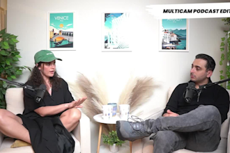 do professional edit for your multicam interview and podcast videos