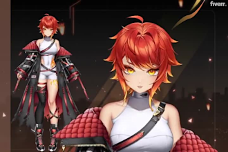 design animated chatting, asmr vtubers, comedy vtuber, and brb screen for kick