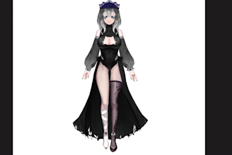 design and rig pro vtuber character in live2d, for vtuber model and vtube studio