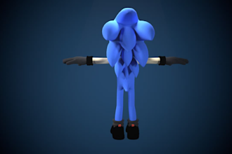 do custom vrchat, vrc amd vrm avatar for you