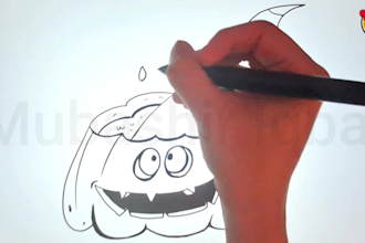 edit kids drawing videos within 2 days