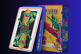 design card game board game design box mockup playing card card game design