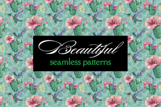 create seamless pattern designs for print and digital use