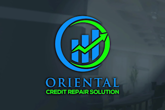 do credit repair bookkeeping tax accounting and financial logo design