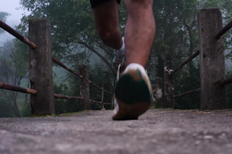 makes foley a running sound object that is getting closer