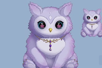 create and rig custom furry vtuber with live2d avatar design fursona, pet vtuber