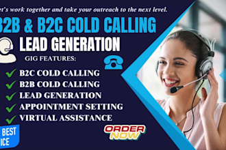 do b2b cold calling and lead generation for USA and canada
