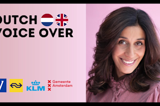 be your female dutch voice actor, nederlandse voice over