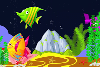 create lullabies and underwater fish bedtime lullaby