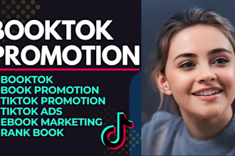 viral rank booktok tiktok video ads for book sales, book promotion, book trailer