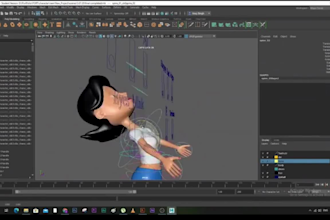 do 3d character modeling and rigging in maya